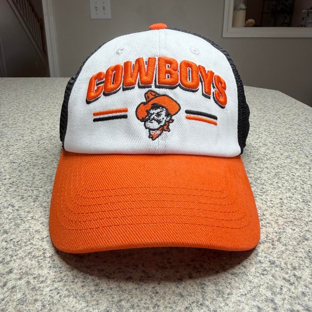 Captivating Headwear OSU Oklahoma State Cowboys Trucker Snapback Hat